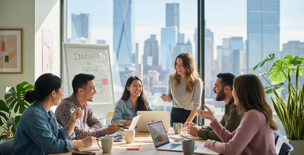 TechStart team collaboration and innovation